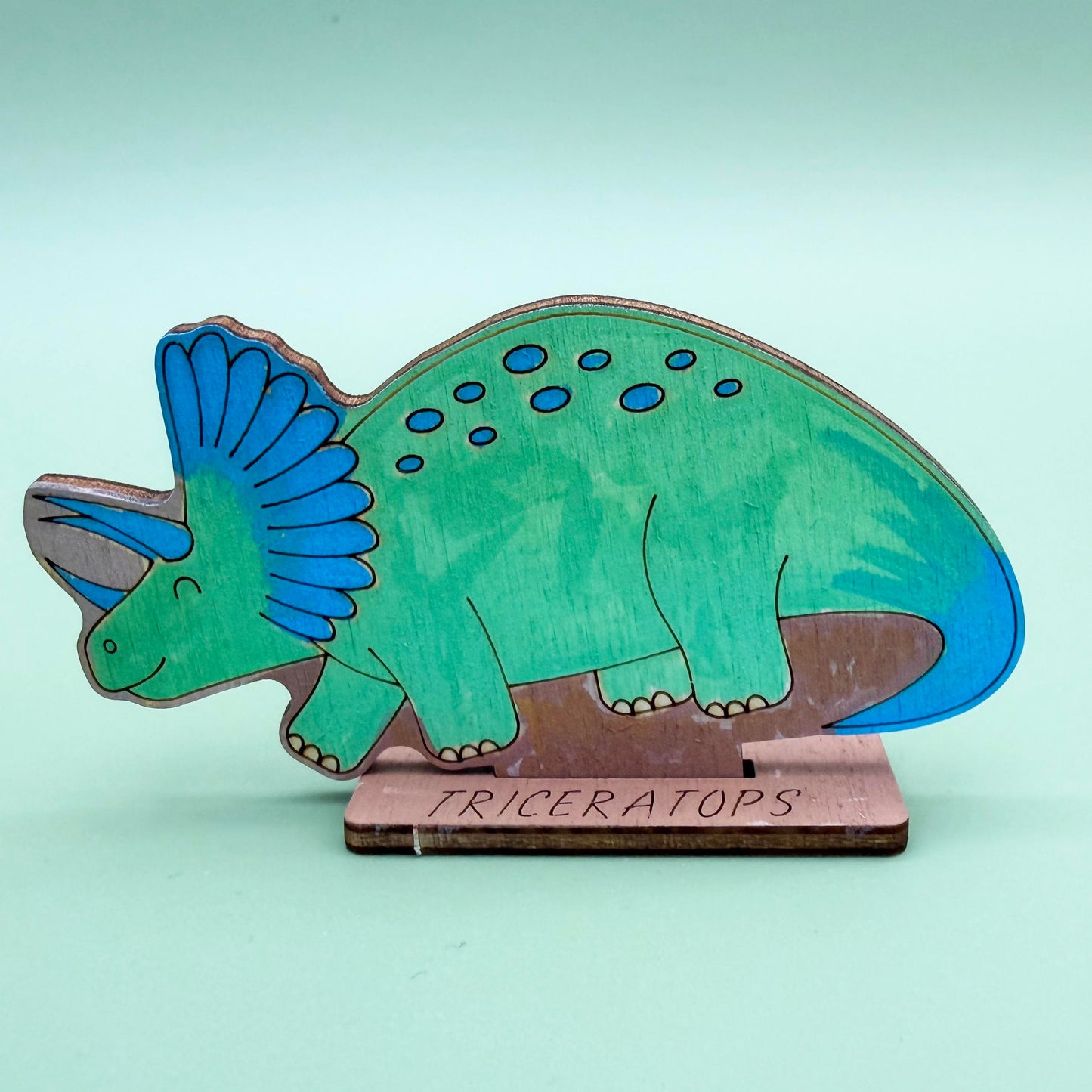 Wooden Dinosaurs - Colour & Play