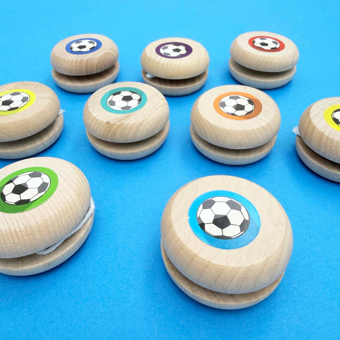 Football Wooden Yoyo - 5cm