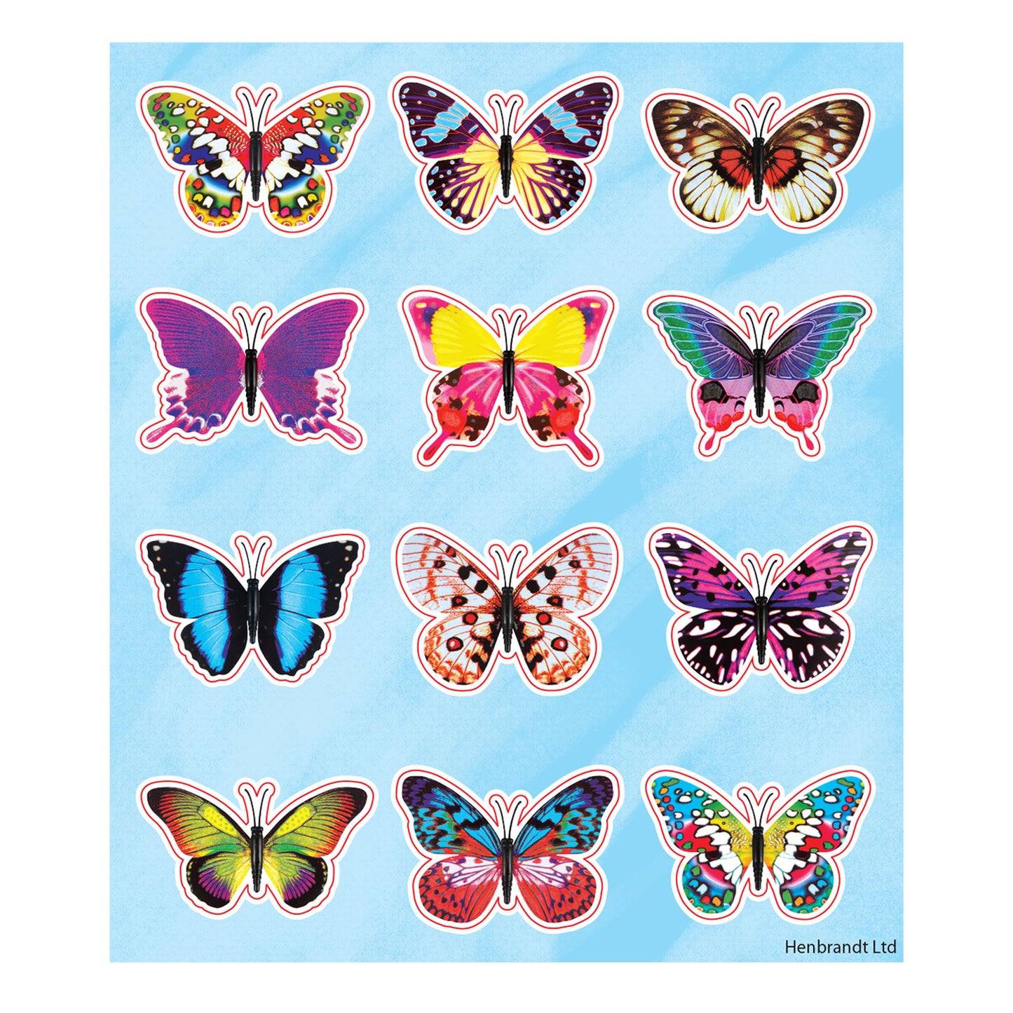 Butterfly Stickers-Party Bag Fillers - Girls-The Curious Caterpillar