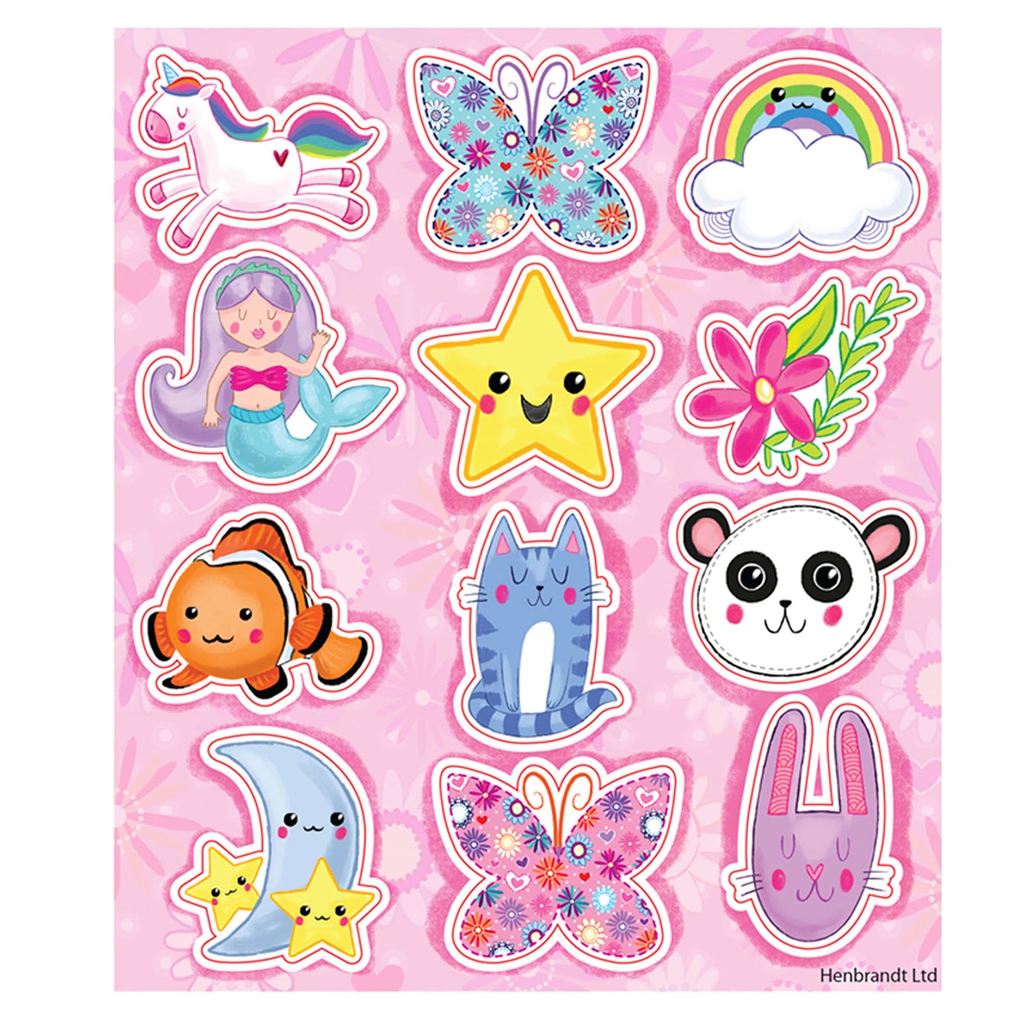 Cute Stickers-Party Bag Fillers - Girls-The Curious Caterpillar
