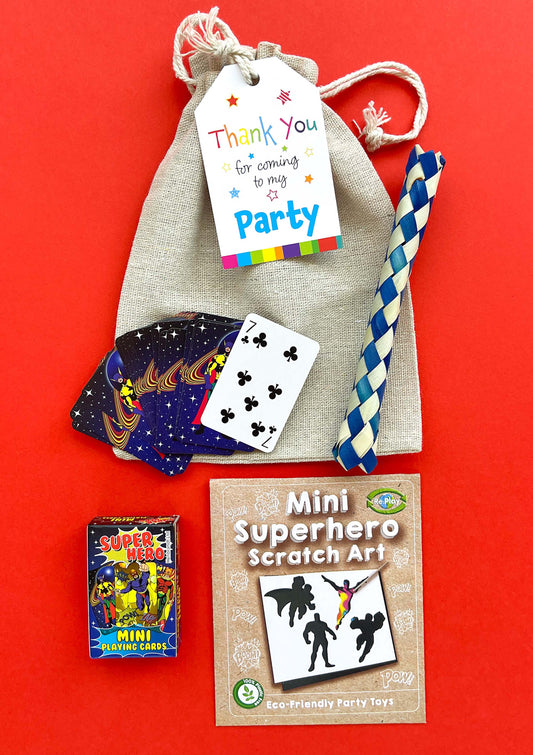 Super Hero - Eco Cotton Party Bag