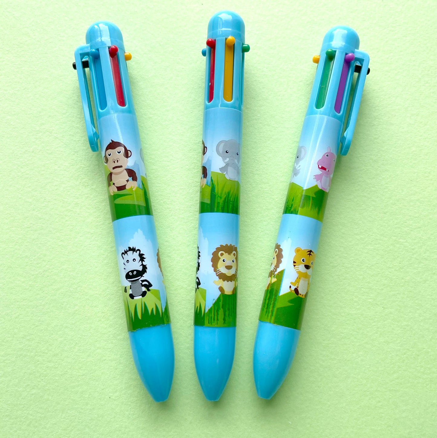 Jungle Pen - 6 in 1 Colour Pen-Party Bag Fillers - Boys-The Curious Caterpillar