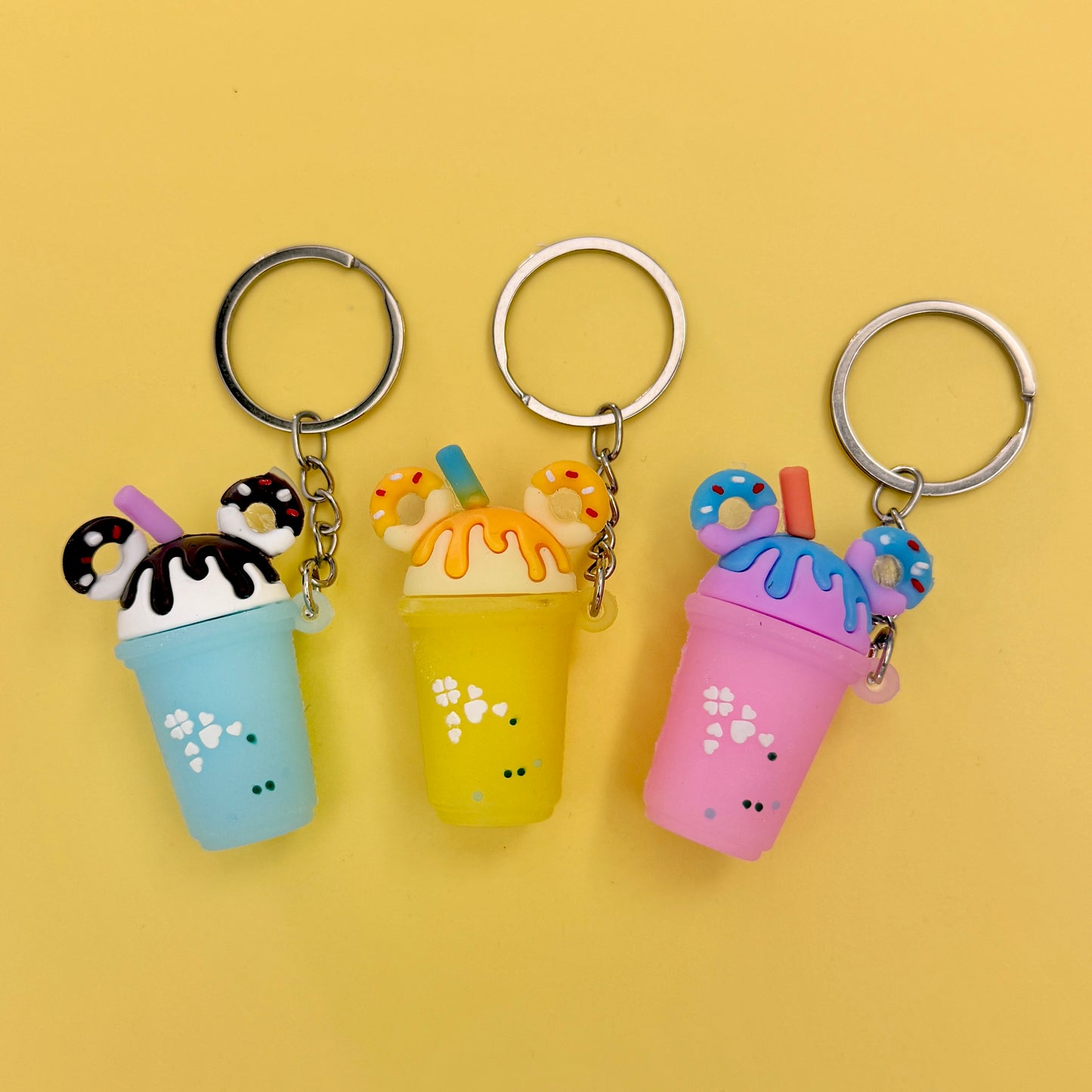 Milkshake Keyring Charm