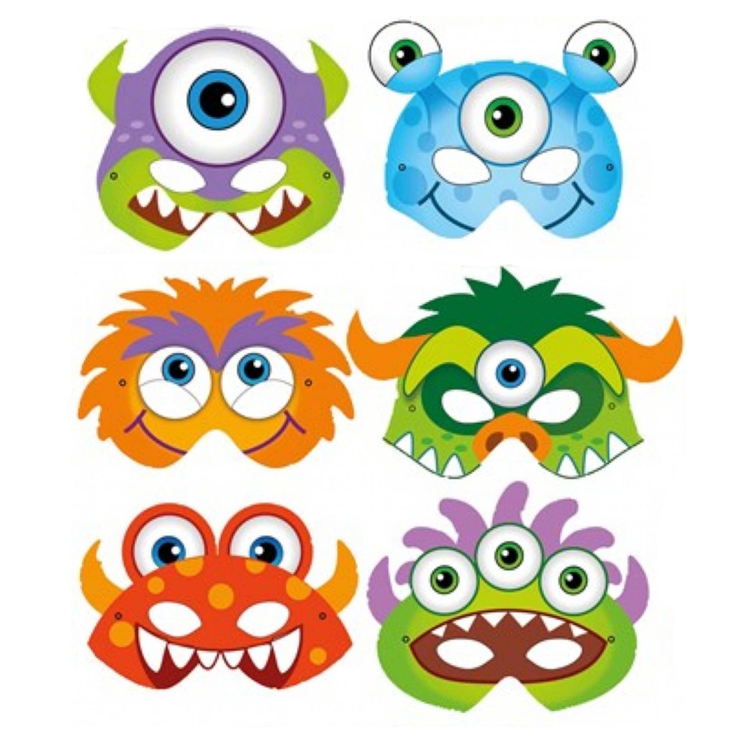 Monster Mask - Card-Party Bag Fillers - Boys-The Curious Caterpillar