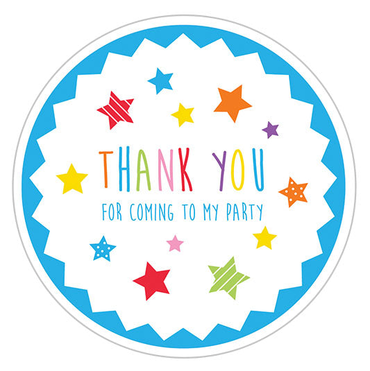 9.5cm - Party Bag Labels - Generic