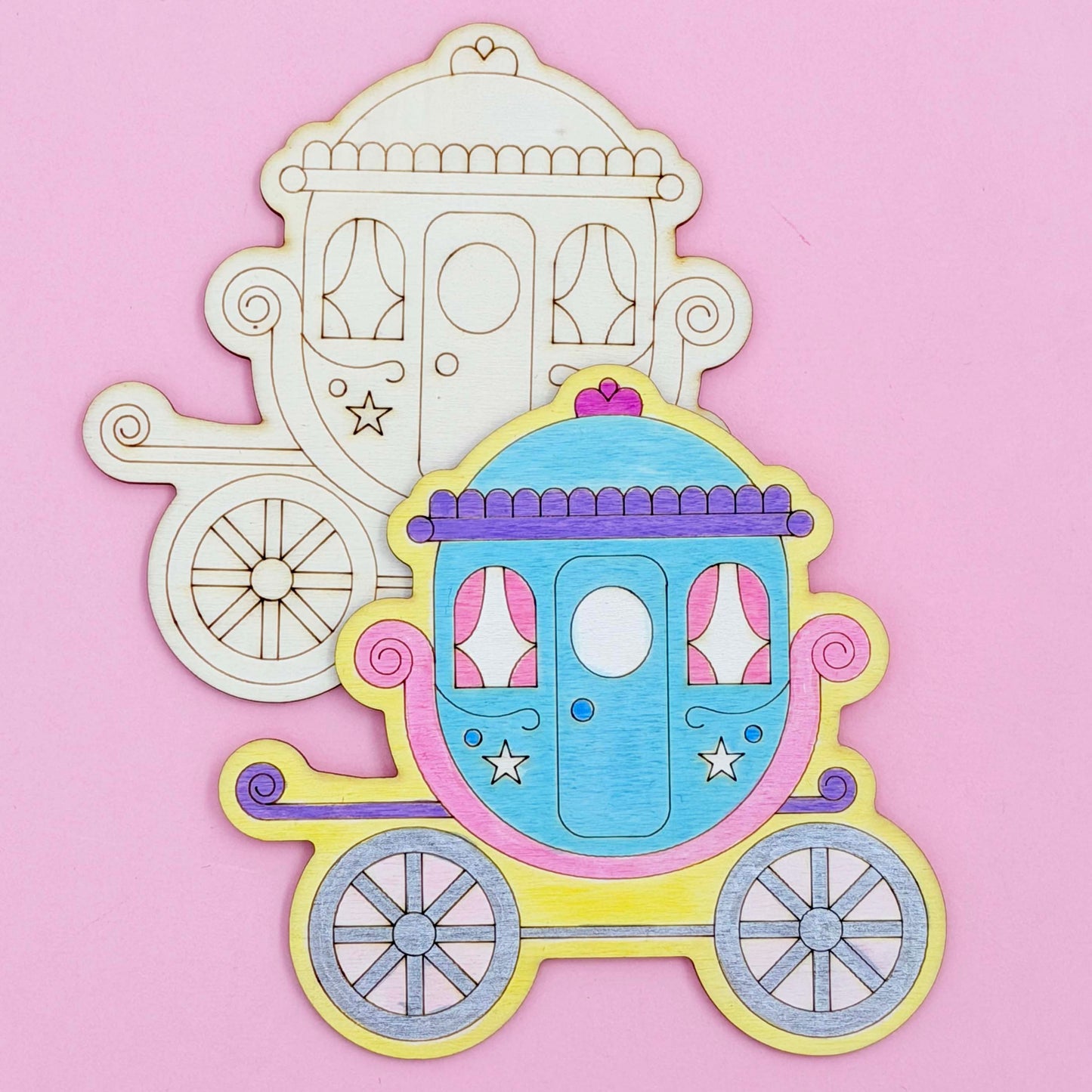 Princess Themed Wooden Shape