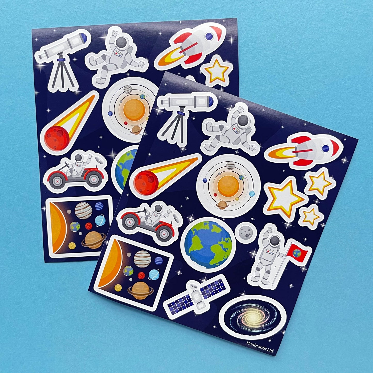 Space Stickers-Party Bag Fillers - Boys-The Curious Caterpillar