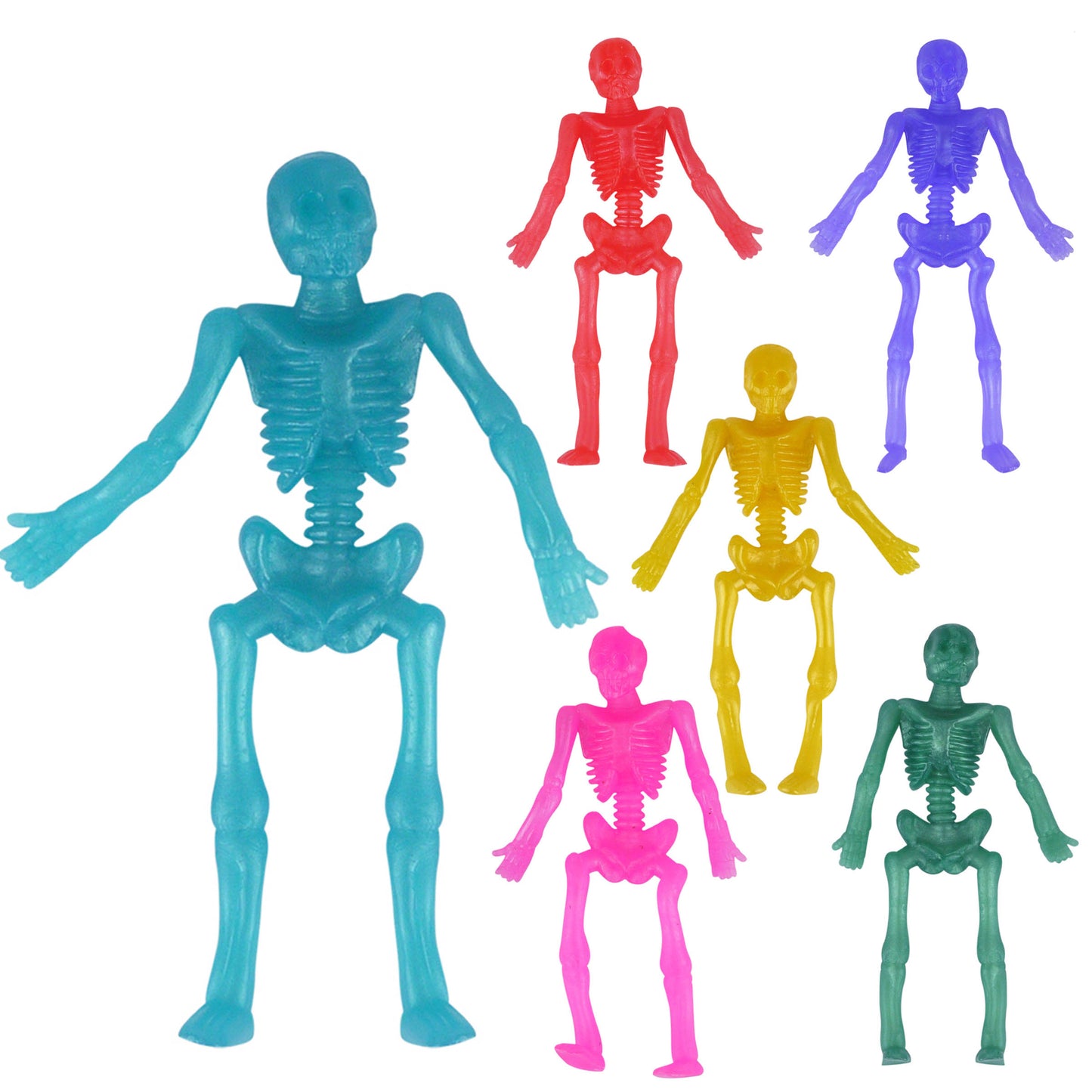 Stretchy Skeleton - 9cm-Party Bag Fillers - Boys-The Curious Caterpillar