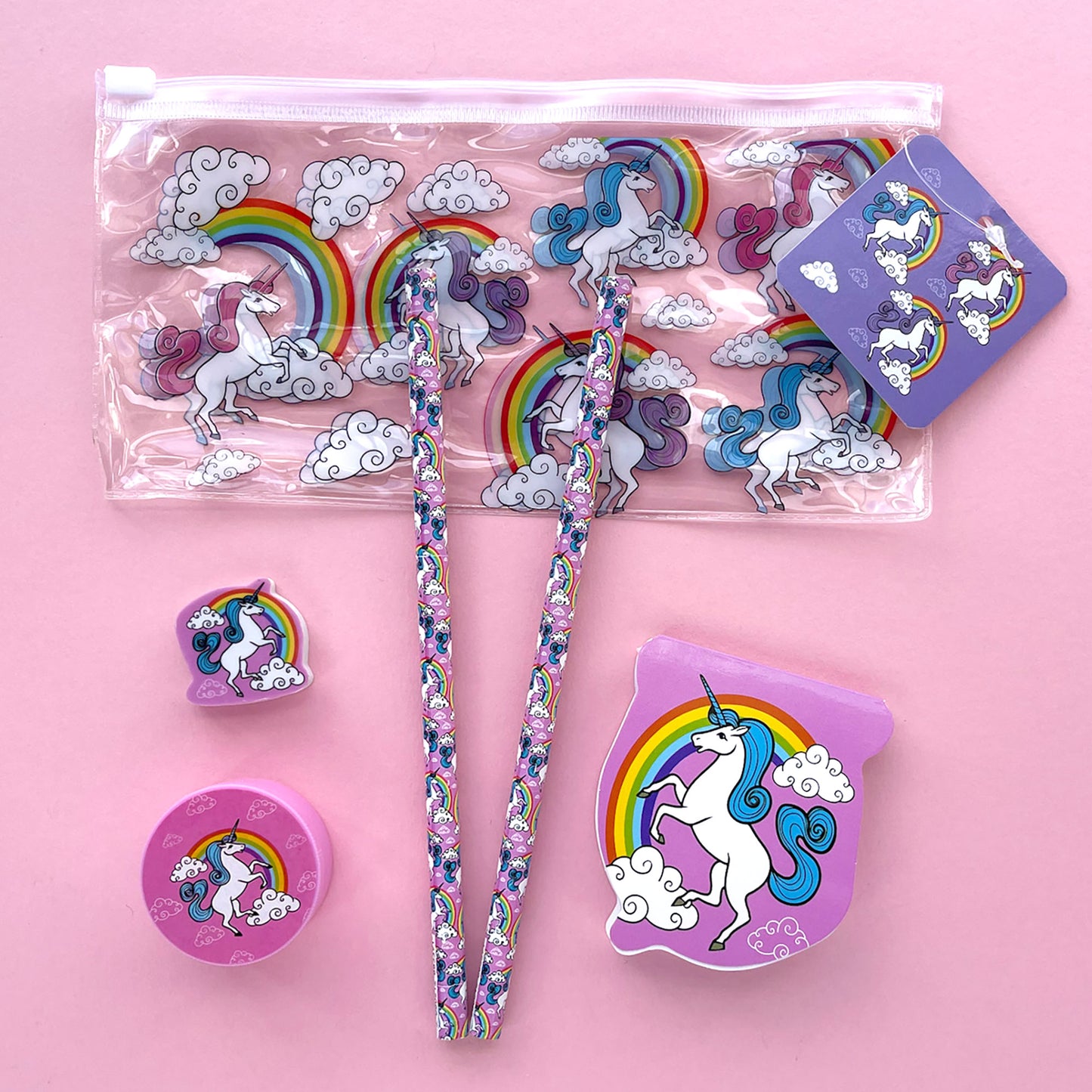 Filled Pencil Case - Unicorn-Party Bag Fillers - Girls-The Curious Caterpillar