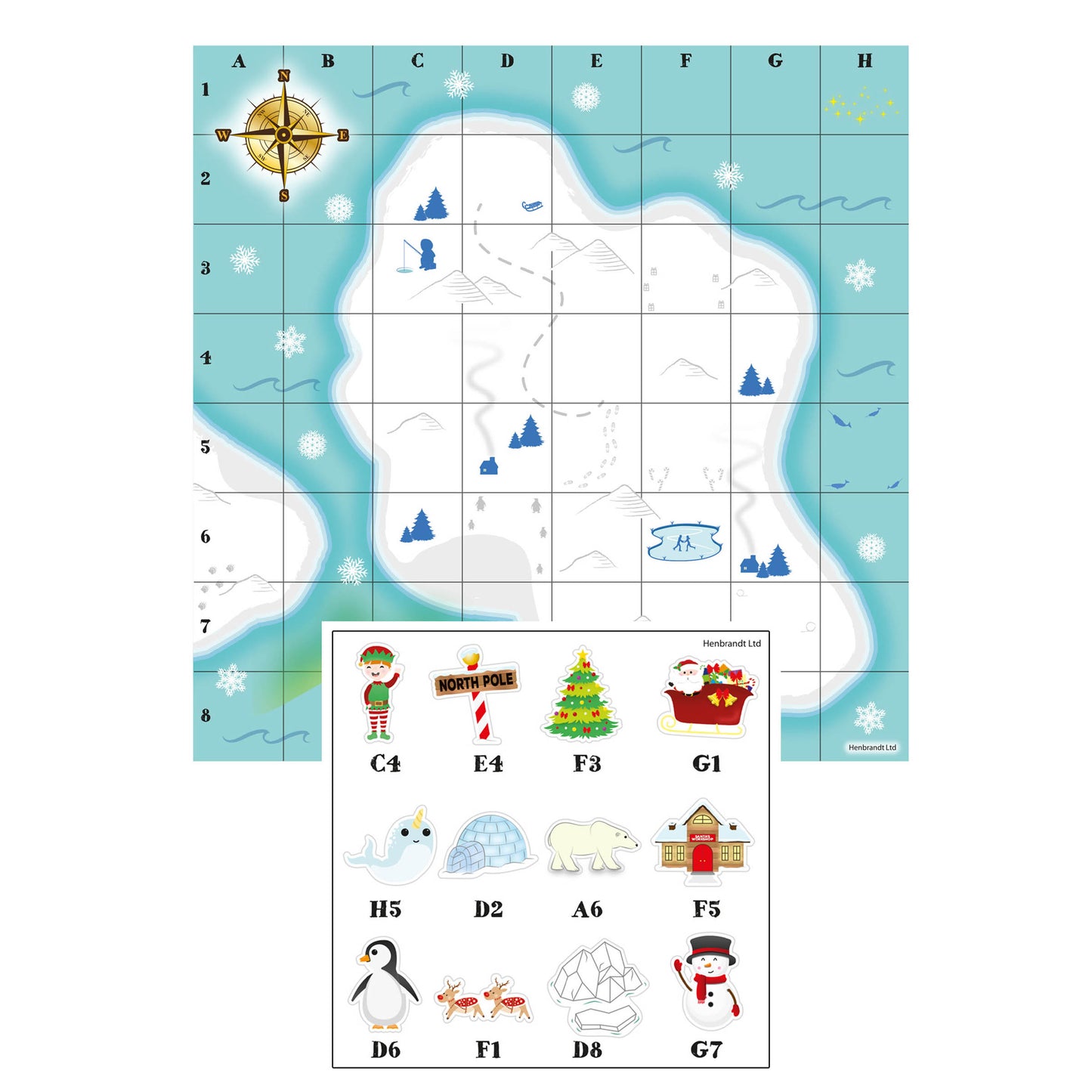 Christmas - Treasure Map Game