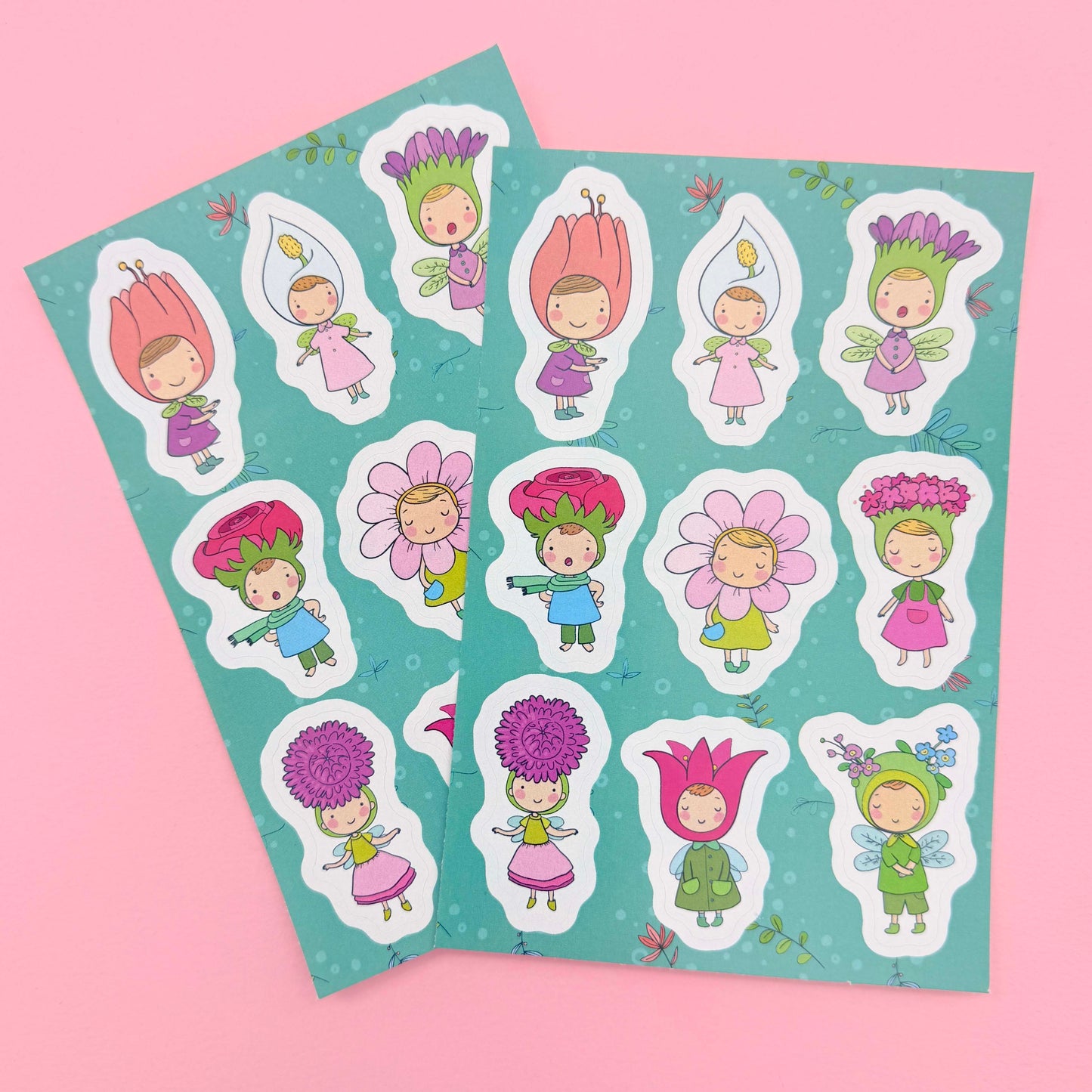 Flower Fairy Sticker Sheet