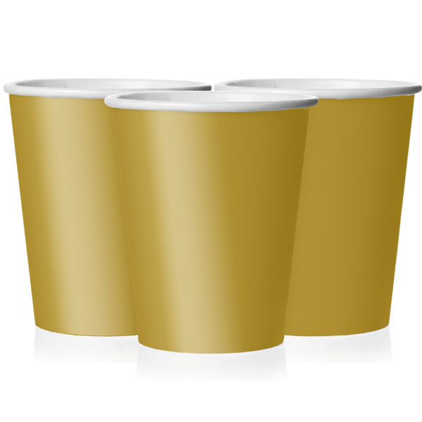 Gold Paper Cups