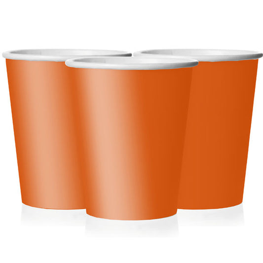 Orange Paper Cups