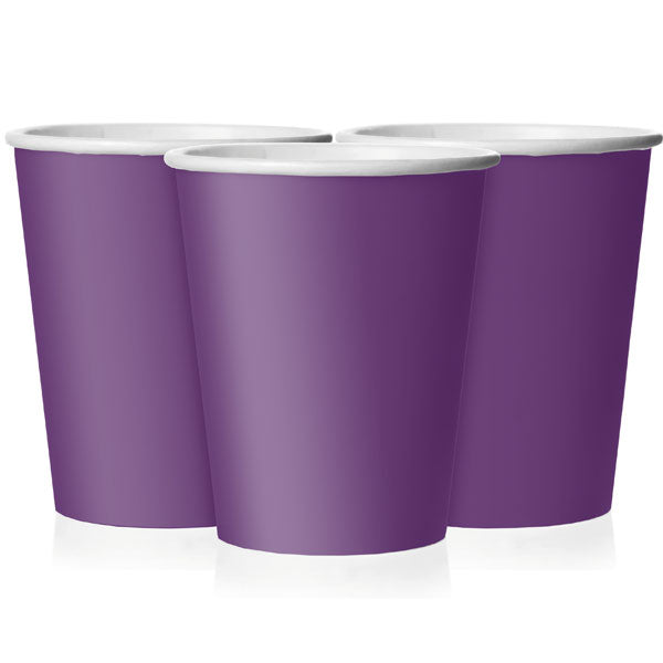 Purple Paper Cups