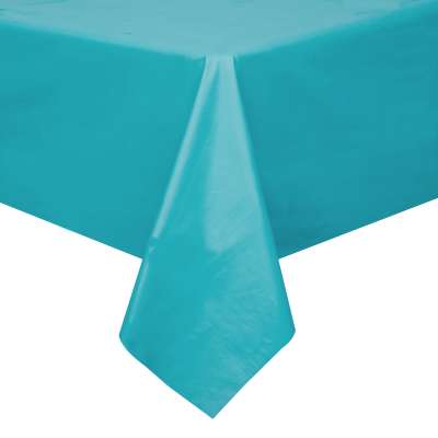 Teal Plastic Tablecover