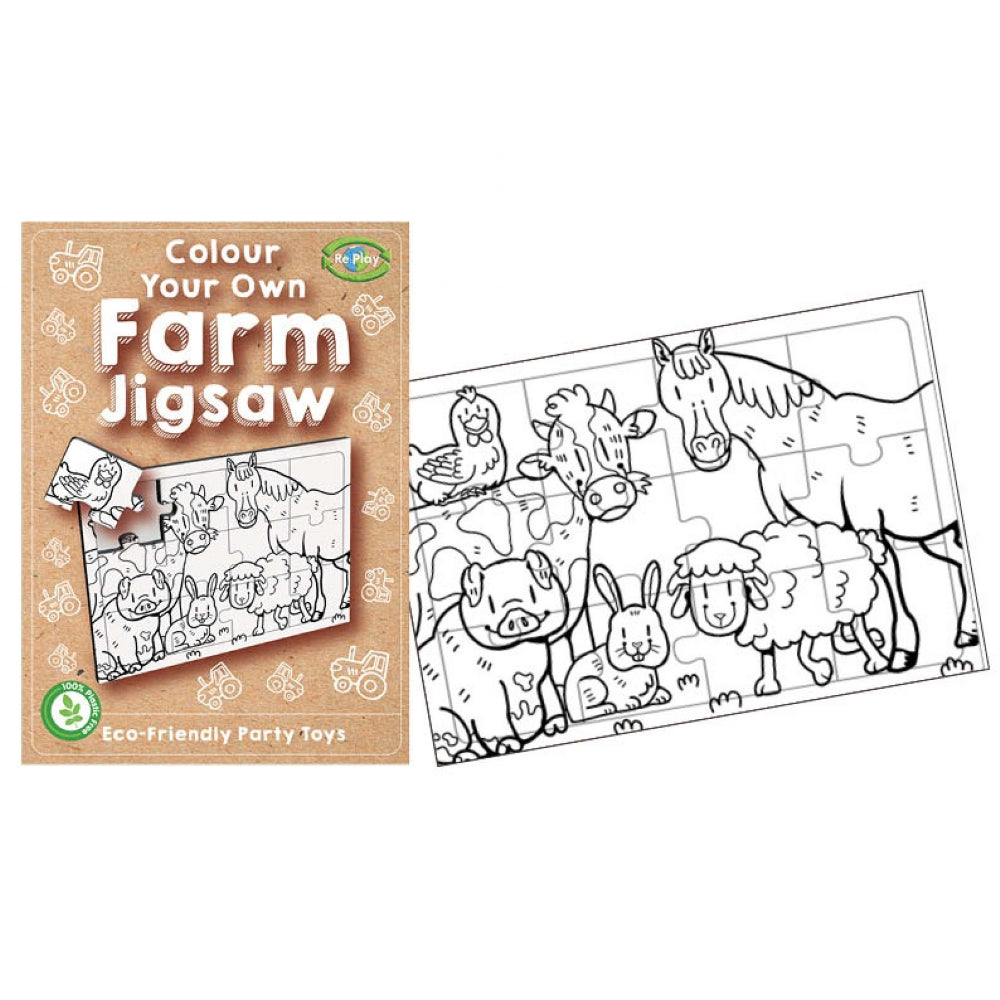 Farm Jigsaw - Colour Me In-Party Bag Fillers - Boys-The Curious Caterpillar