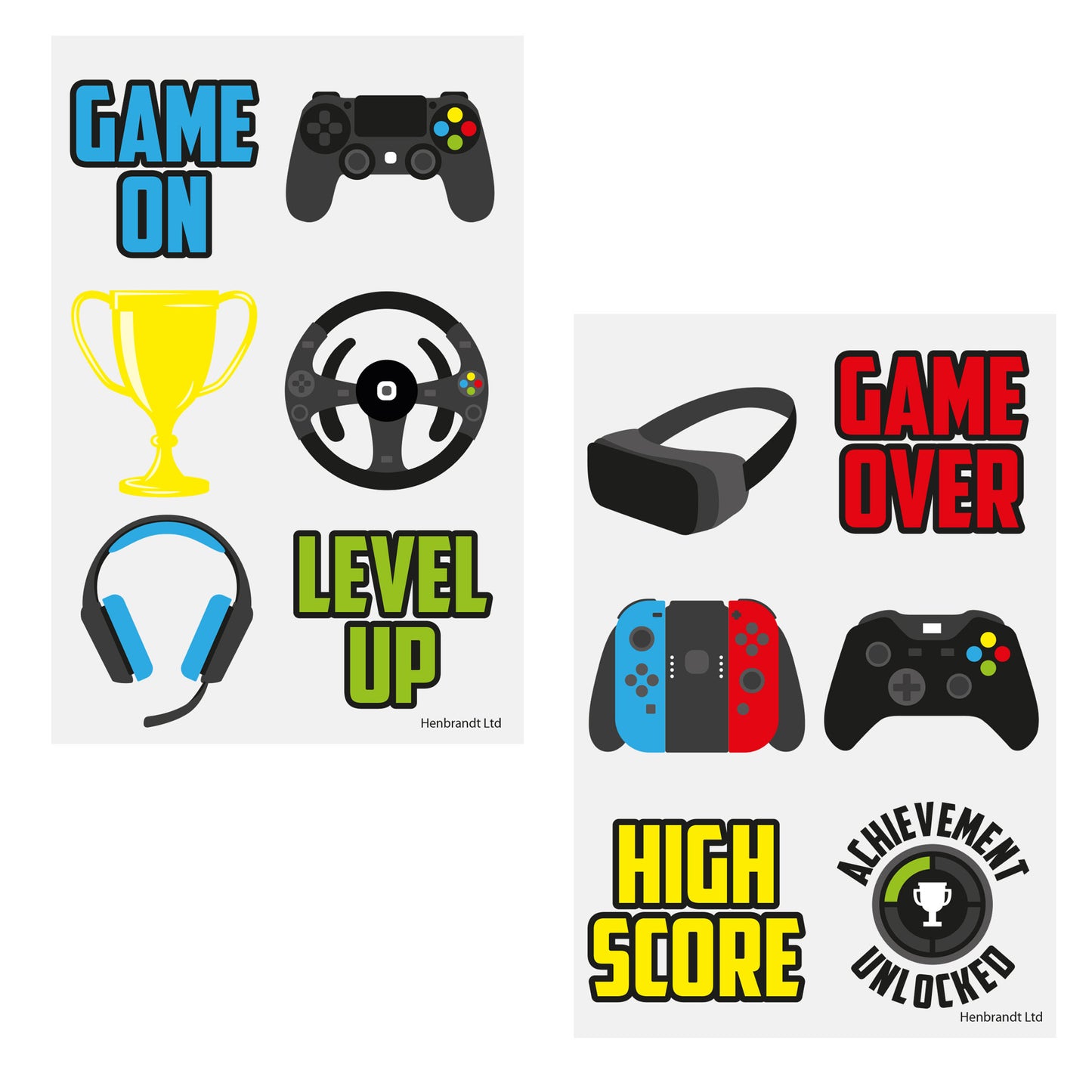 Gamer Tattoos-Party Bag Fillers - Boys-The Curious Caterpillar