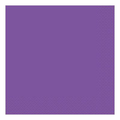 Neon Purple Lunch Napkins 20pk
