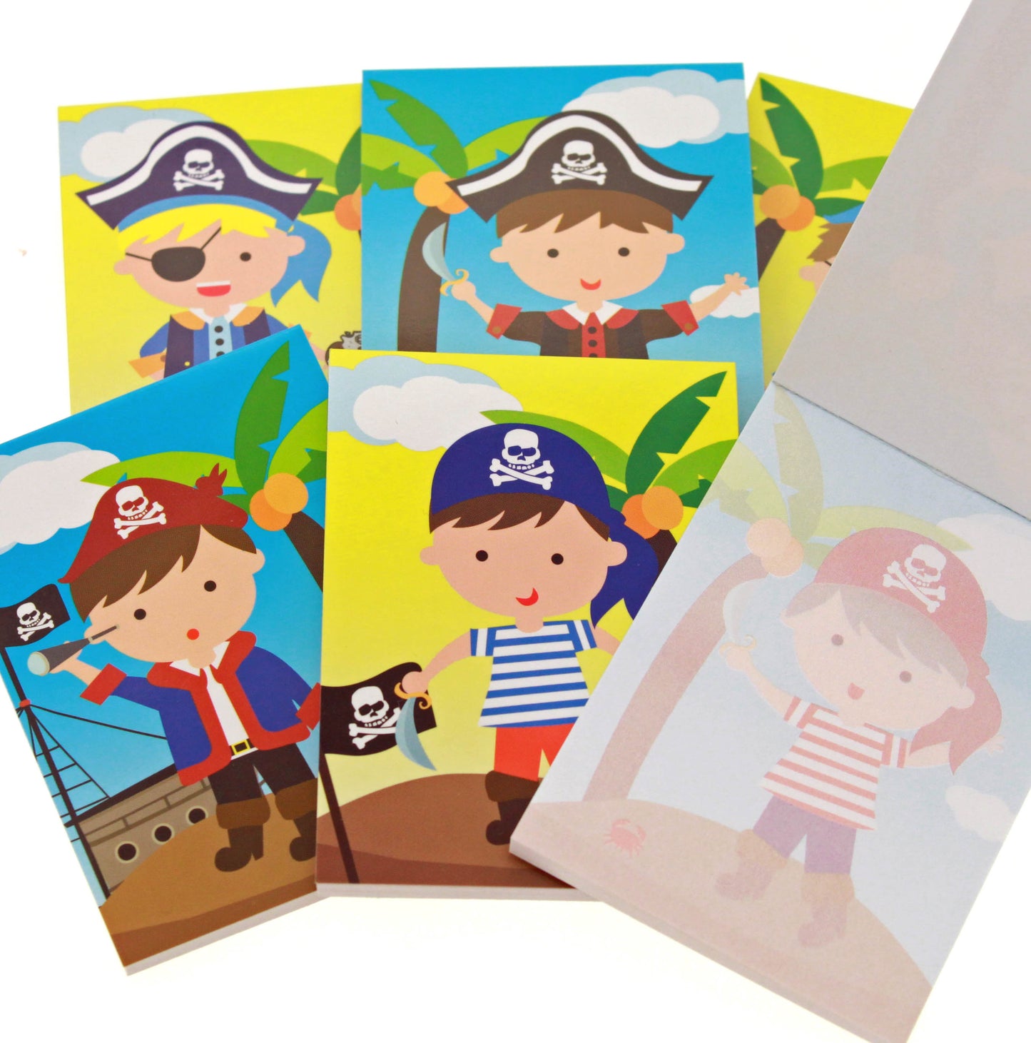 Pirate Memo Pad-Party Bag Fillers - Boys-The Curious Caterpillar