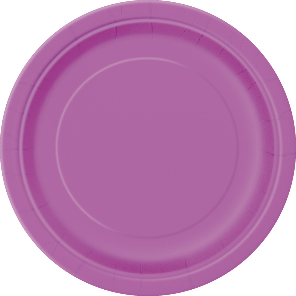 Pretty Purple Paper Plates 22cm - 16pk