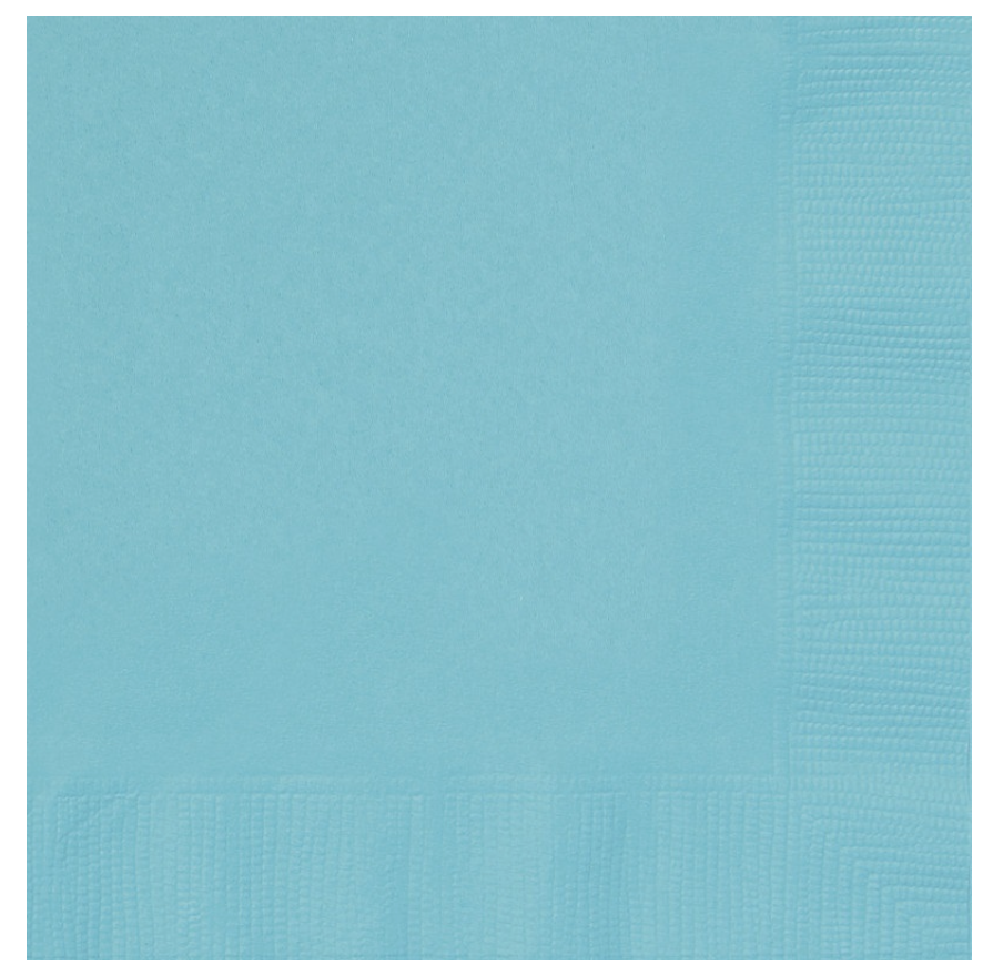 Terrific Teal Paper Napkins - 20pk