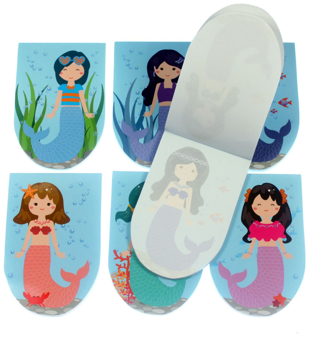 Mermaid Shaped Memo Pad-Party Bag Fillers - Girls-The Curious Caterpillar