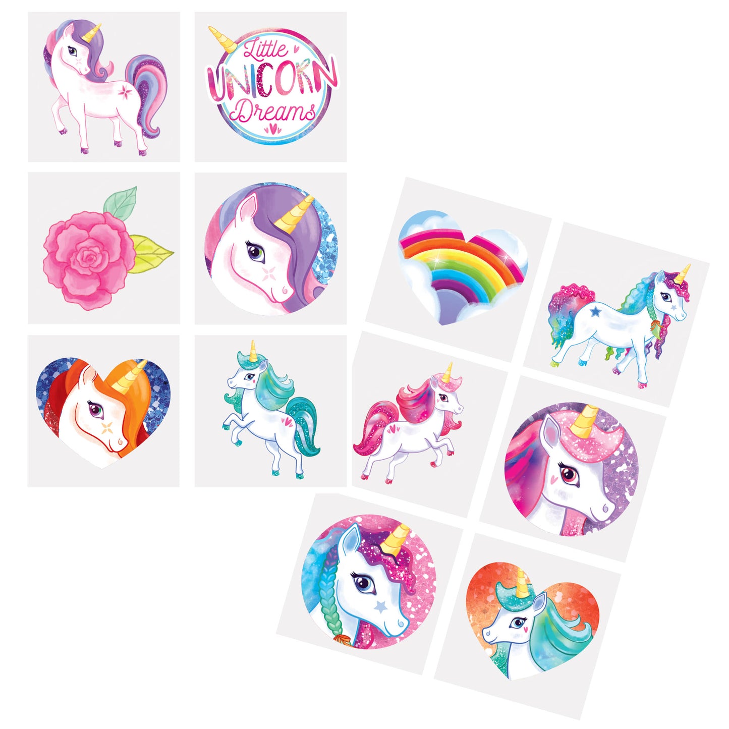 Unicorn Tattoos-Party Bag Fillers - Girls-The Curious Caterpillar