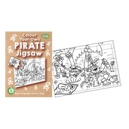 Optional Pirate Jigsaw - Colour Me In – choose in the Pirate DIY party bag builder