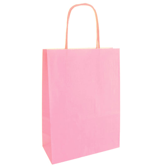 Large Colour Paper Party Bags - 16cm x 22cm x 8cm