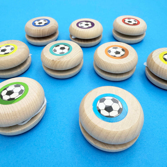 Football Wooden Yoyo - 5cm