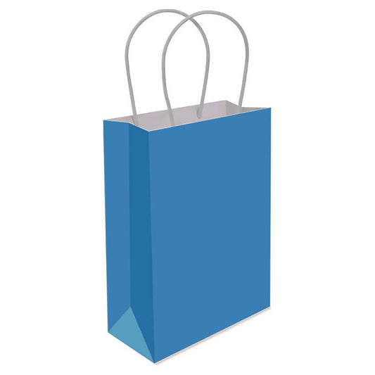 Large Coloured Paper Party Bags - 16cm x 22cm x 8cm