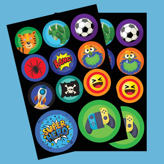 Boys Stickers Sheet