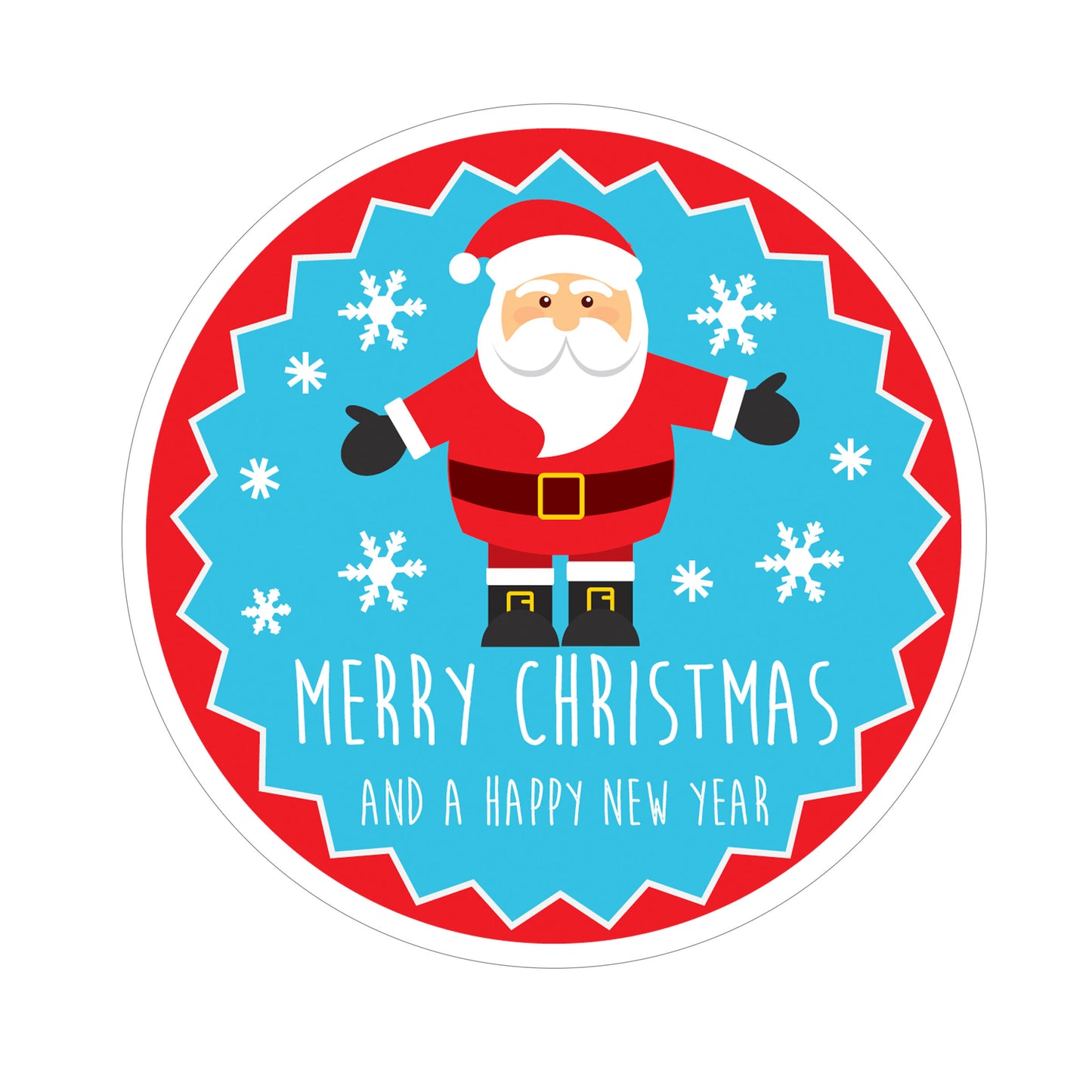 Christmas Party Label - 8cm