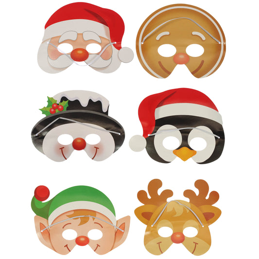 Christmas Mask - Card