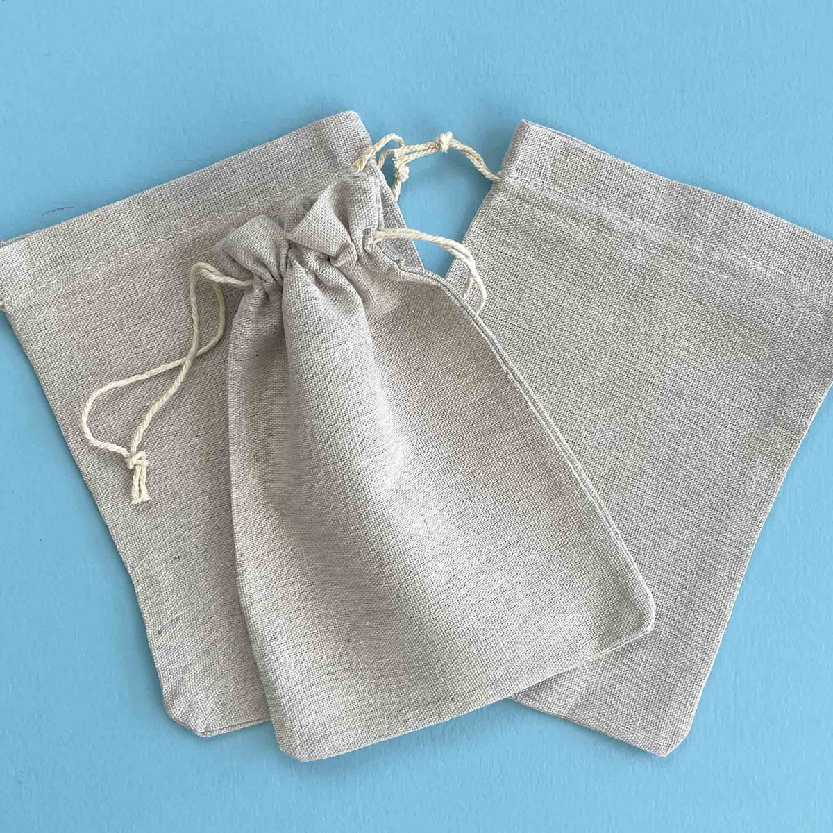 Cotton Bag - 16cm x 22cm; one cotton bag included