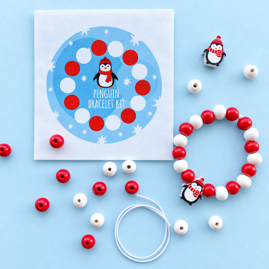 DIY Christmas Penguin Bracelet