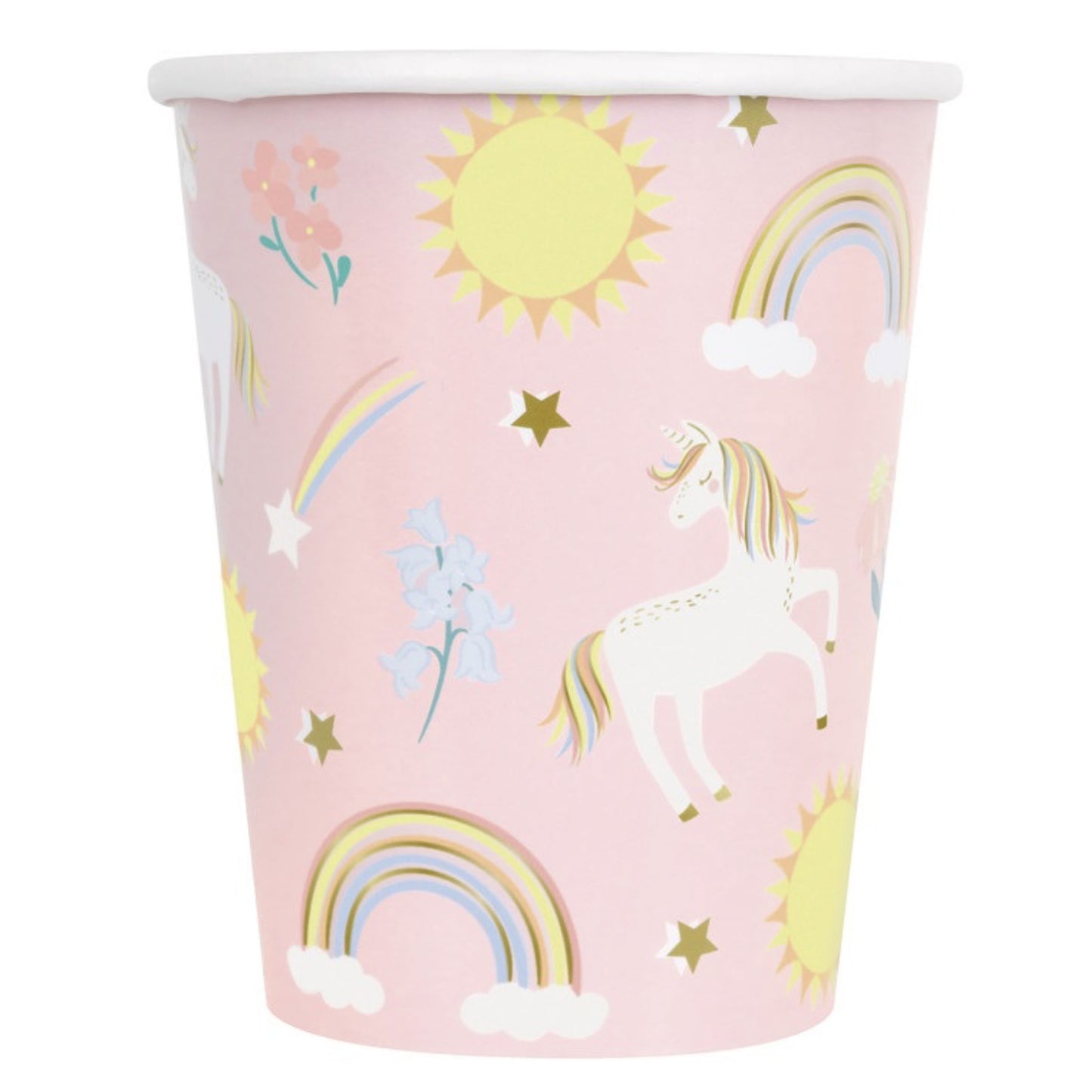 Dainty Unicorn Party Paper Cups - 8pk