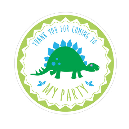 Dinosaur Party Label - 8cm-The Curious Caterpillar