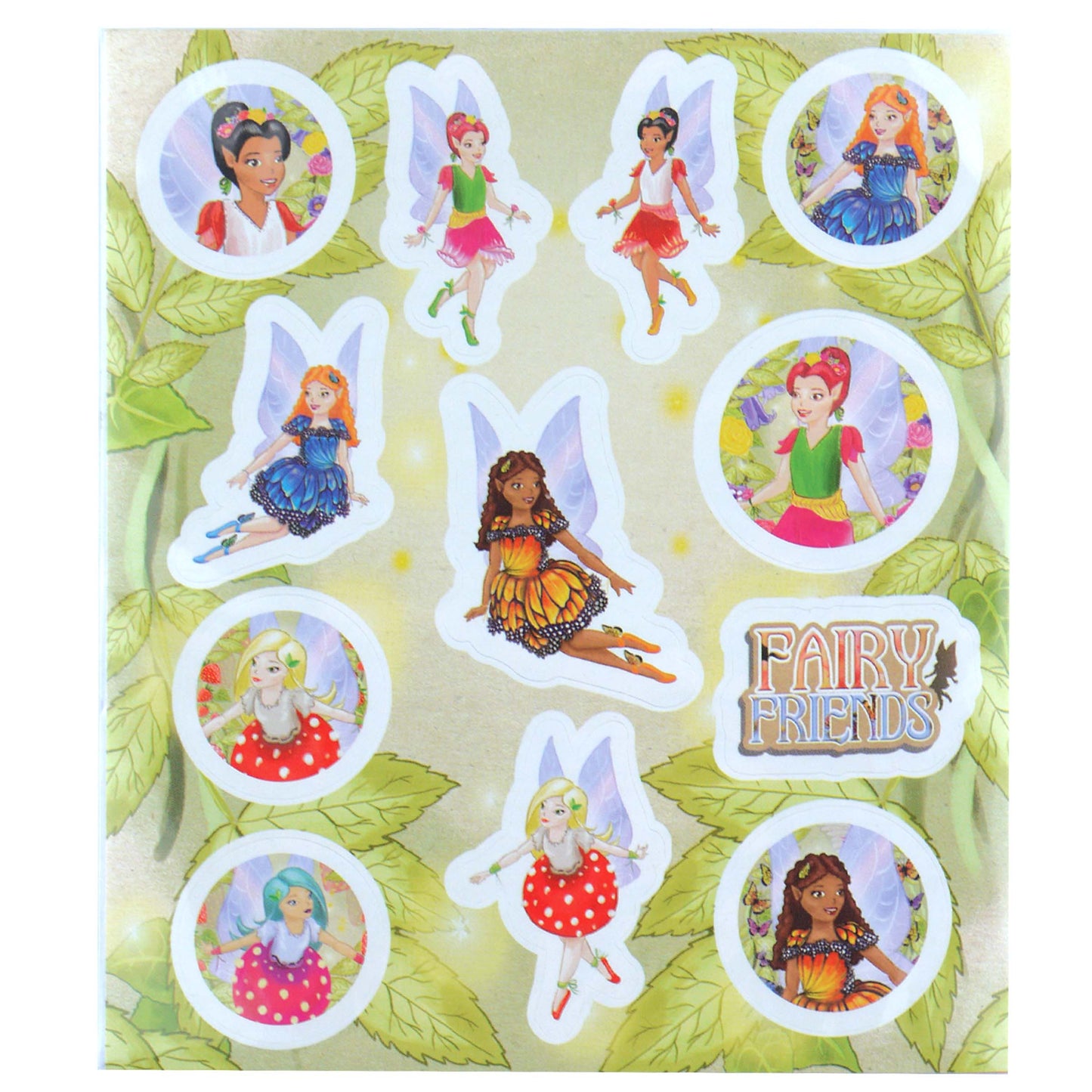 Fairy Friends Stickers - 10cm x 11.5cm