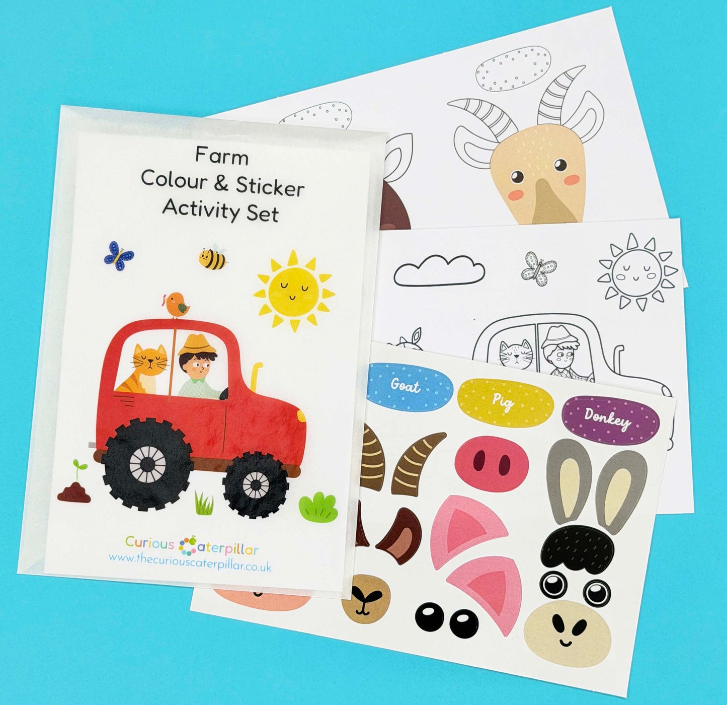 Farm - Colour and Sticker Activity Set
