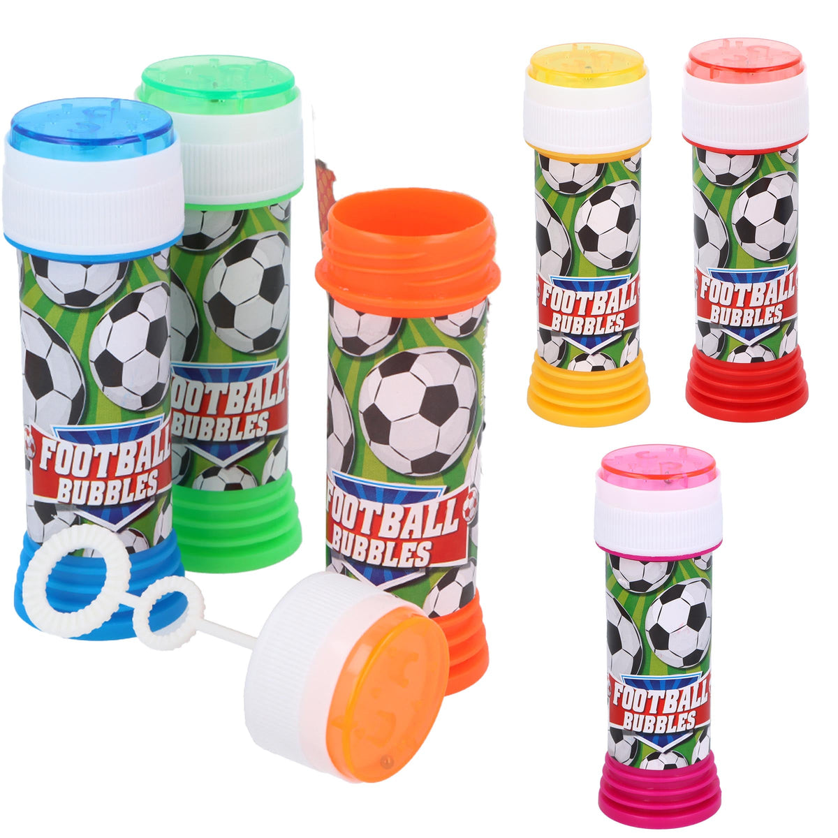 Football Bubble Tub included in football mini party bag