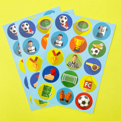 Football Stickers included in football mini party bag