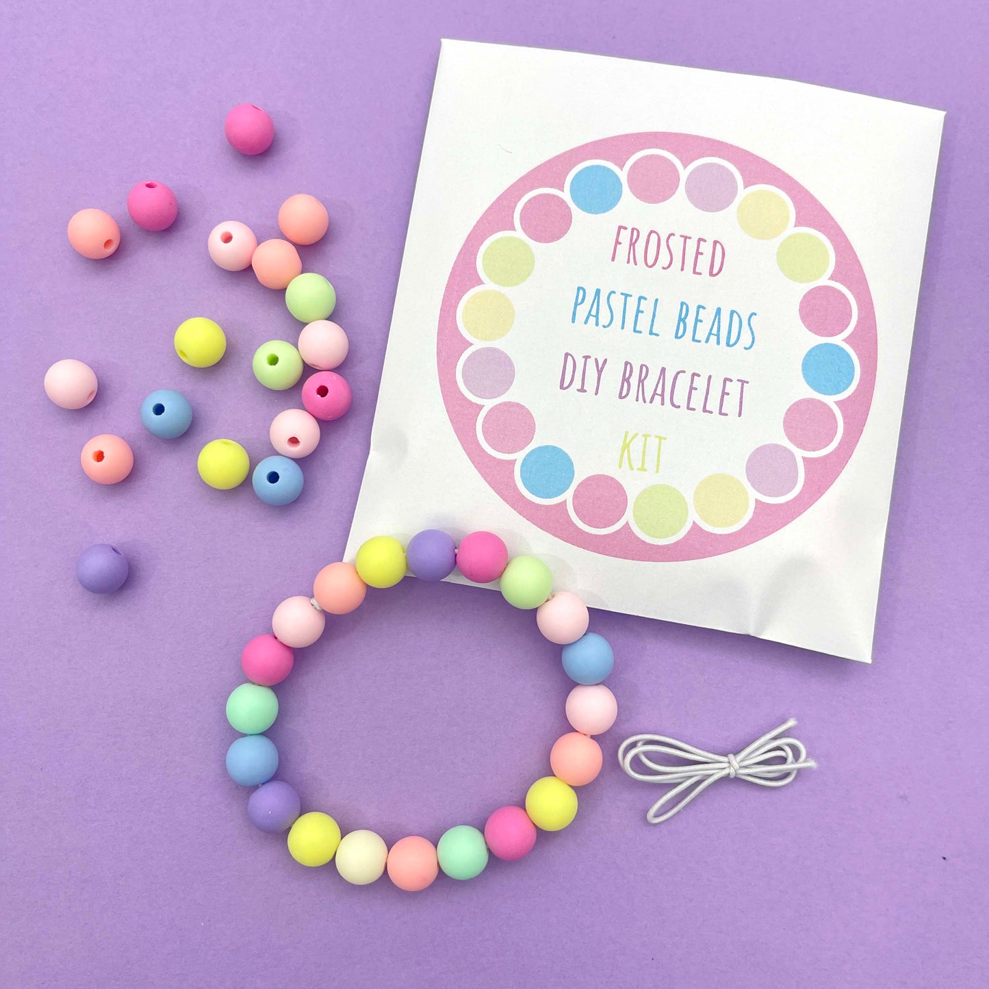 Frosted Pastel DIY Bracelet