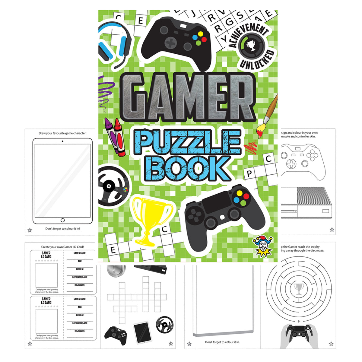 Gamer puzzle book — optional choice for a Build Your Own Gamer Party Bag