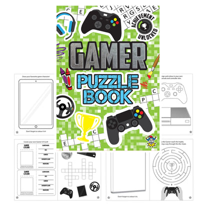 Gamer puzzle book — optional choice for a Build Your Own Gamer Party Bag