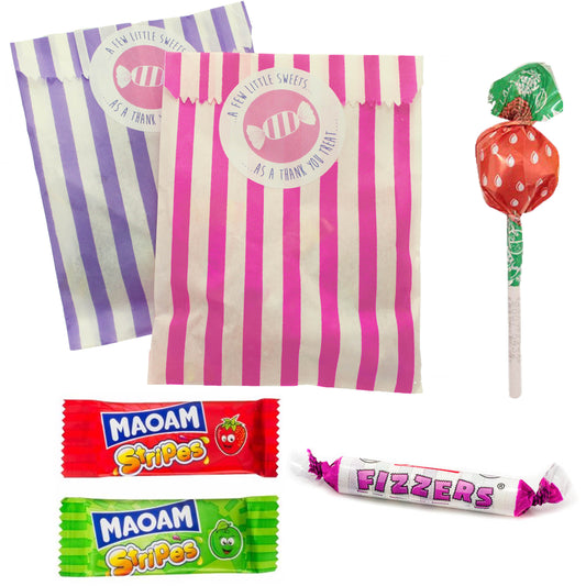 Sweetie Mix in a  Pink-Lilac Sweet Bag - Filled