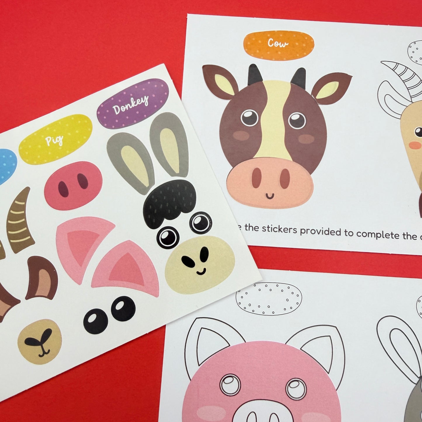 Farm - Colour and Sticker Activity Set