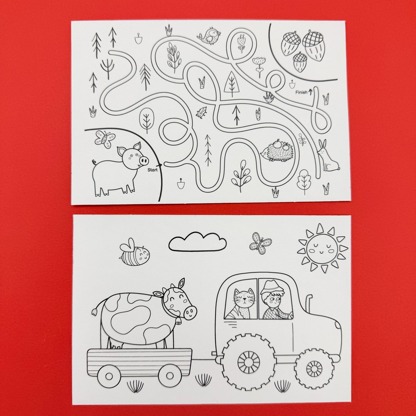 Farm - Colour and Sticker Activity Set