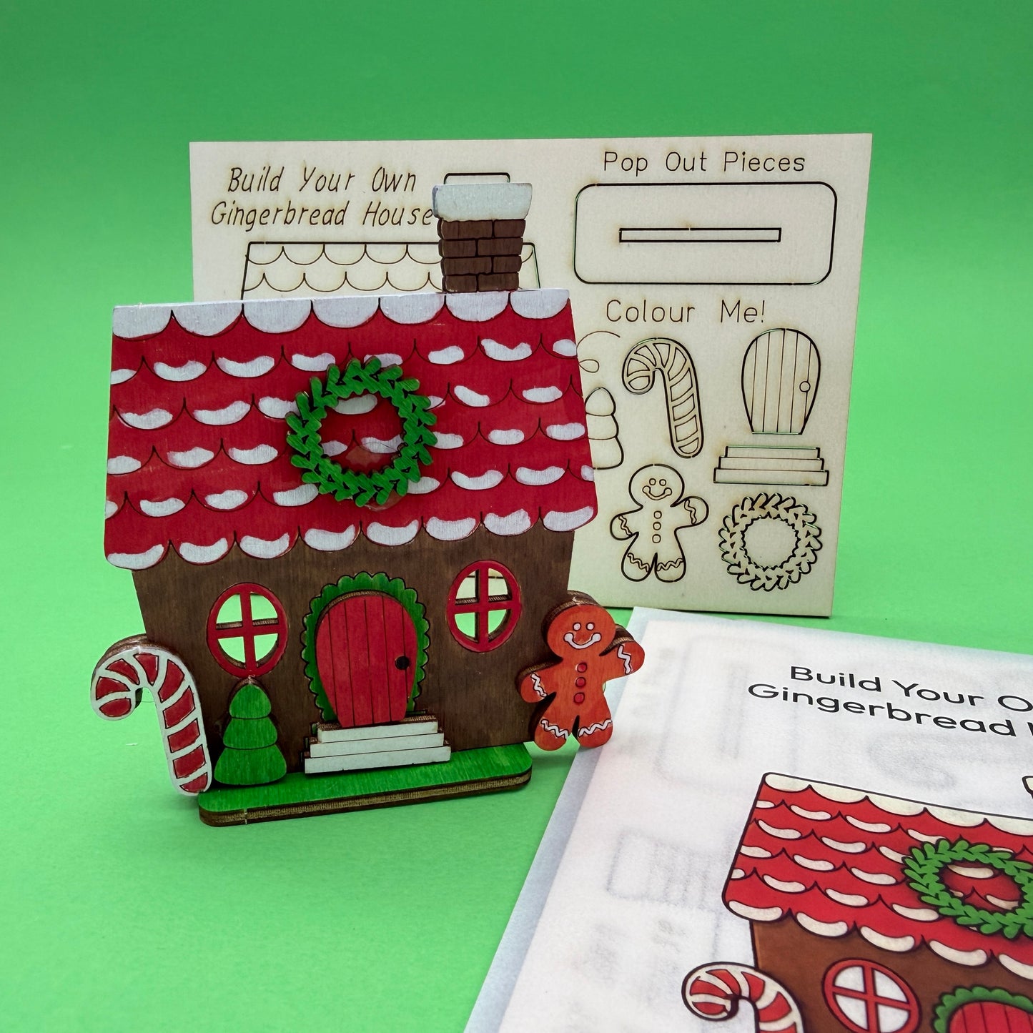 Christmas Gingerbread House Craft Kit - Plastic Free
