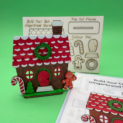 Christmas Gingerbread House Craft Kit - Plastic Free